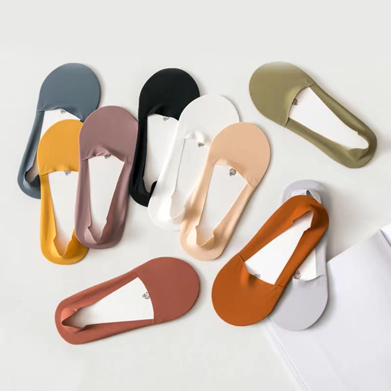 ⏰🔥Last Day 50% OFF! 🏠❄️Cooling Ice Silk No-Show Socks