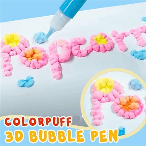 🖍️ Christmas Hot Sale 50% OFF🎁🍿 Magic Popcorn Pens – Heat to Puff Up 3D Art for Kids Crafts