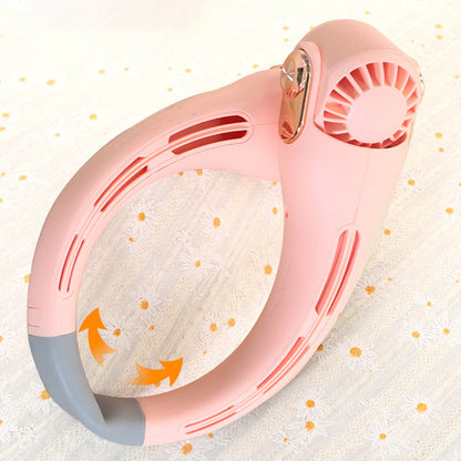🥳2026 HOT SALE🥳💞50K+ SOLD!🍃💨 50% OFF! Hands-Free Portable Wearable Neck Fan🌬️