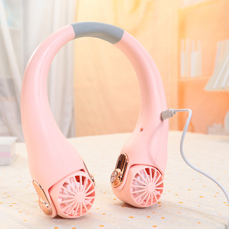 🥳2026 HOT SALE🥳💞50K+ SOLD!🍃💨 50% OFF! Hands-Free Portable Wearable Neck Fan🌬️