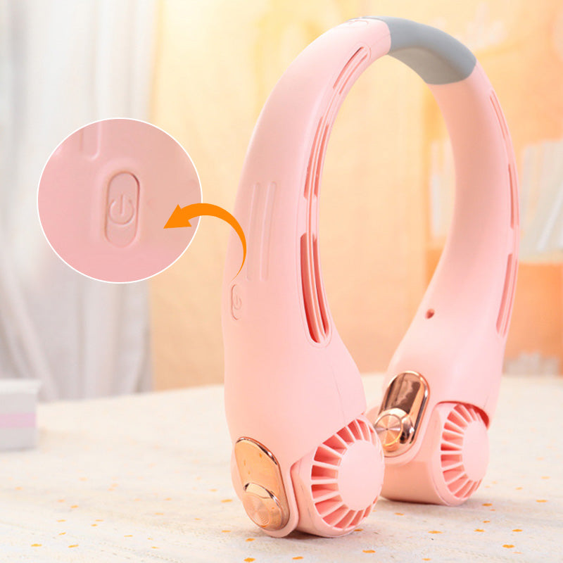 🥳2026 HOT SALE🥳💞50K+ SOLD!🍃💨 50% OFF! Hands-Free Portable Wearable Neck Fan🌬️