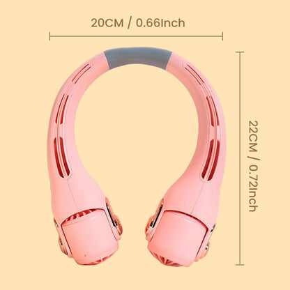 🥳2026 HOT SALE🥳💞50K+ SOLD!🍃💨 50% OFF! Hands-Free Portable Wearable Neck Fan🌬️