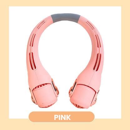 🥳2026 HOT SALE🥳💞50K+ SOLD!🍃💨 50% OFF! Hands-Free Portable Wearable Neck Fan🌬️