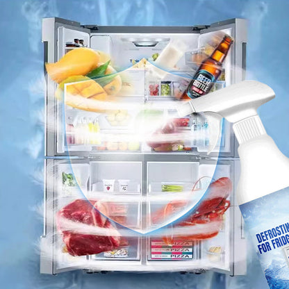 🧊 Discount Price| Defrosting Spray for Fridge Freezer 🎁 Includes Free Spatula