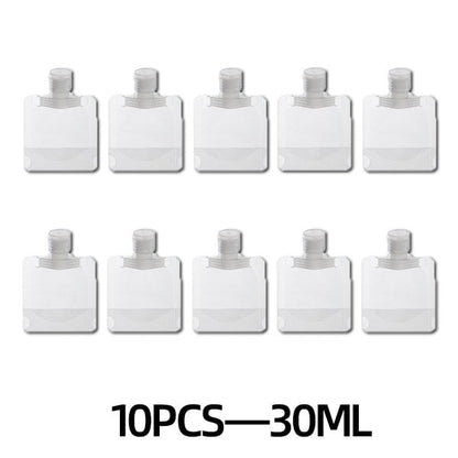 🧴 Travel Light & Leak-Free! 10-Pcs Pouch Set 🧳