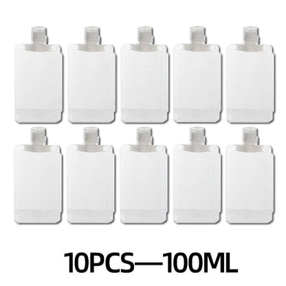 🧴 Travel Light & Leak-Free! 10-Pcs Pouch Set 🧳