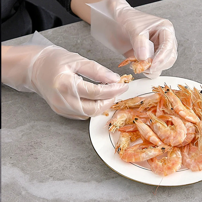 🥒Food‑Grade TPE Gloves｜Tear‑Resistant For Direct Food Contact 🖐️