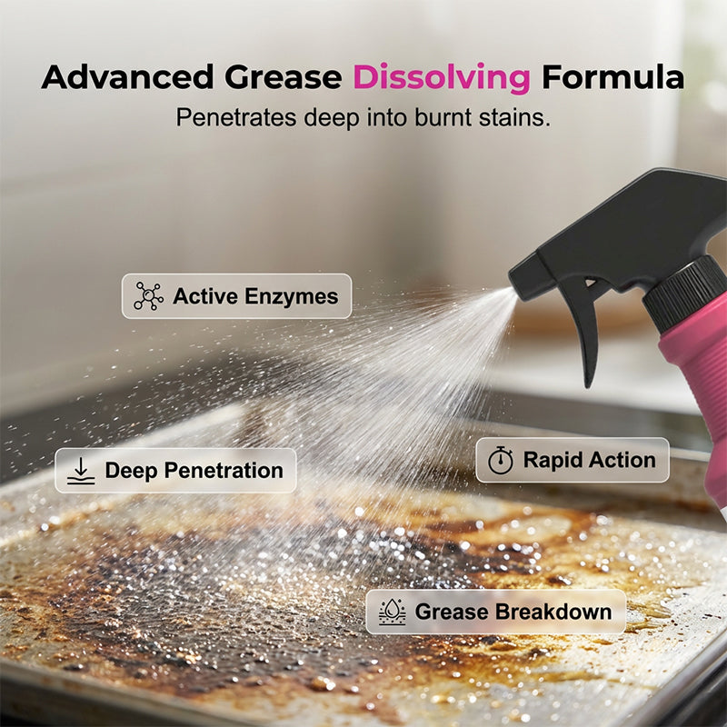 🎁Fast-Acting Heavy-Duty Grill Degreaser Spray🍢💦