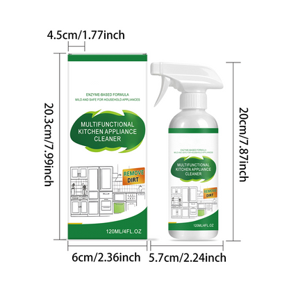 🍳 Say Goodbye to Tough Kitchen Grease!⚡ Just Spray, Wait & Wipe Away Grease! ✨
