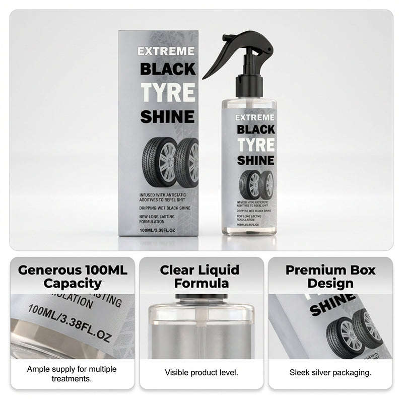Long-Lasting Protective Tire Shine Spray