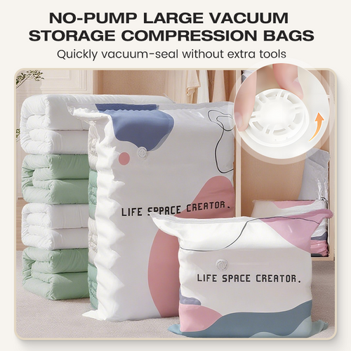 🔥 [Almost Sold Out] Instant Space Saver: No-Pump Compression Bags