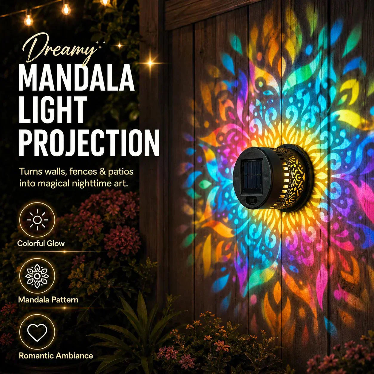 🌞 50% OFF NOW! 🌀 Enchanted Mandala Solar Garden Light🌿