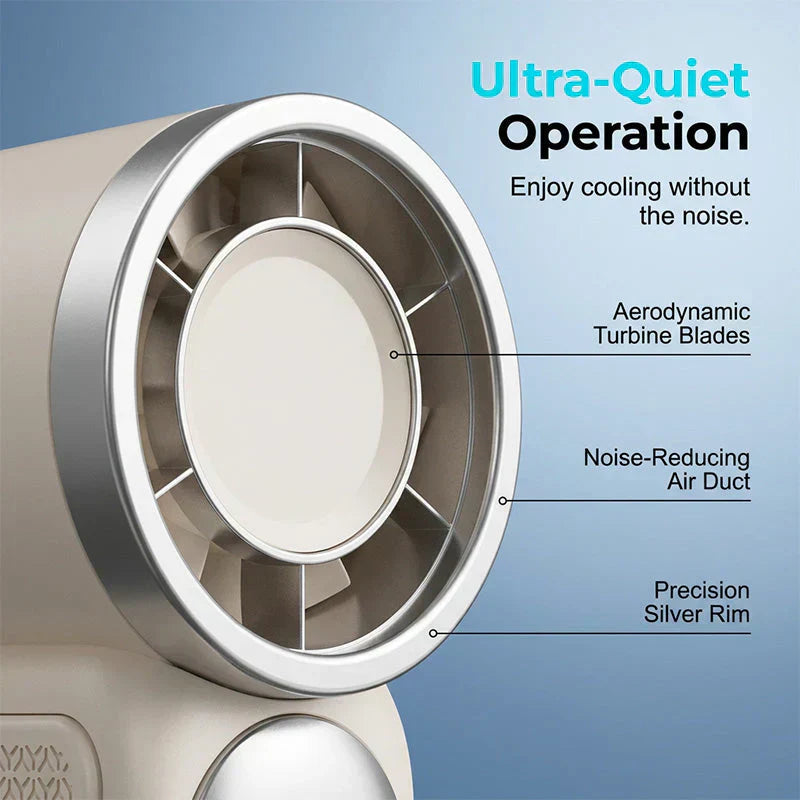 🥳2026 HOT SALE 50% OFF!🥳💨❄️  Pocket-Sized Turbo Handheld Fan with LED Display