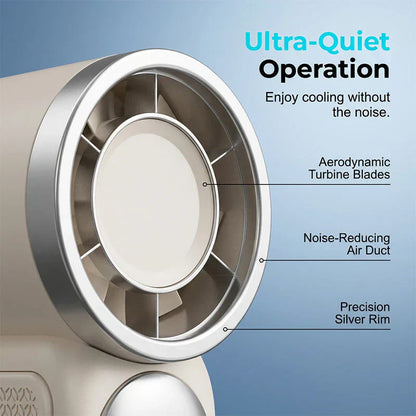 🥳2026 HOT SALE 50% OFF!🥳💨❄️  Pocket-Sized Turbo Handheld Fan with LED Display