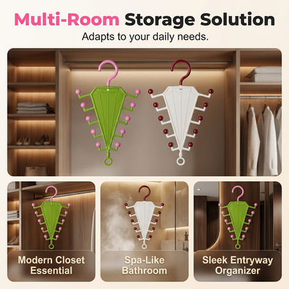 🎁BUY 1 GET 1 FREE!🧹 Messy Closet? Double Your Space Instantly!🔥V-Shaped Storage Rack
