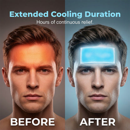 🧊 Instant Heat Relief Cooling Gel Patches ❄️(⏰Stock Up Sale: Buy 3 Get 2 FREE)