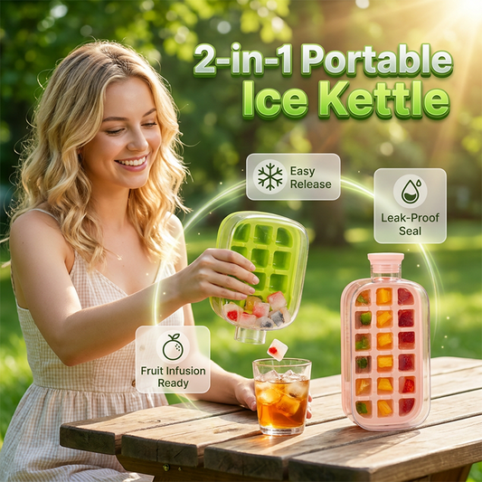 ⏰Buy 2 Get 1 FREE🧊Feel the Freeze Anywhere! Leak-Proof Smart Ice Maker Bottle