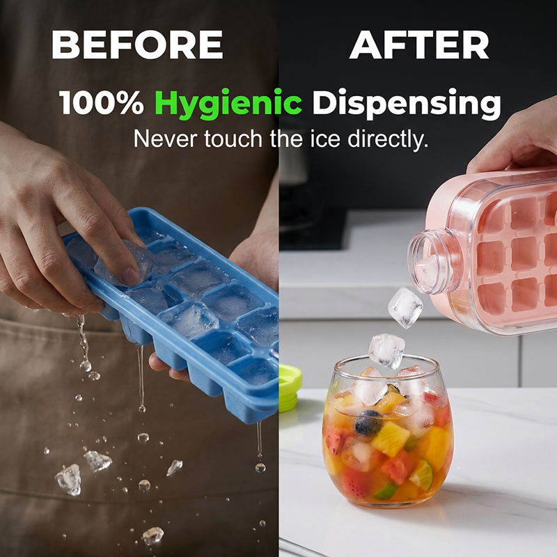 ⏰Buy 2 Get 1 FREE🧊Feel the Freeze Anywhere! Leak-Proof Smart Ice Maker Bottle