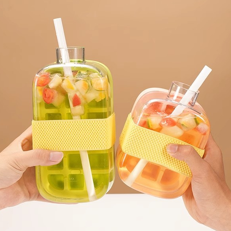 ⏰Buy 2 Get 1 FREE🧊Feel the Freeze Anywhere! Leak-Proof Smart Ice Maker Bottle