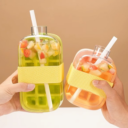 ⏰Buy 2 Get 1 FREE🧊Feel the Freeze Anywhere! Leak-Proof Smart Ice Maker Bottle