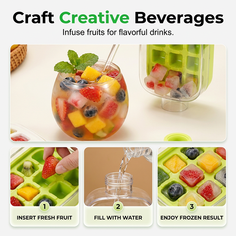 ⏰Buy 2 Get 1 FREE🧊Feel the Freeze Anywhere! Leak-Proof Smart Ice Maker Bottle