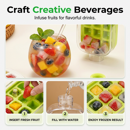 ⏰Buy 2 Get 1 FREE🧊Feel the Freeze Anywhere! Leak-Proof Smart Ice Maker Bottle