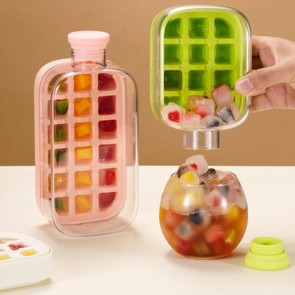 ⏰Buy 2 Get 1 FREE🧊Feel the Freeze Anywhere! Leak-Proof Smart Ice Maker Bottle