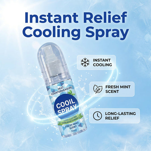 ⏰🔥Last Day 50% OFF! 🏠❄️Mint Refreshing Summer Heat Relief Spray