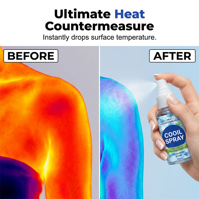 ⏰🔥Last Day 50% OFF! 🏠❄️Mint Refreshing Summer Heat Relief Spray