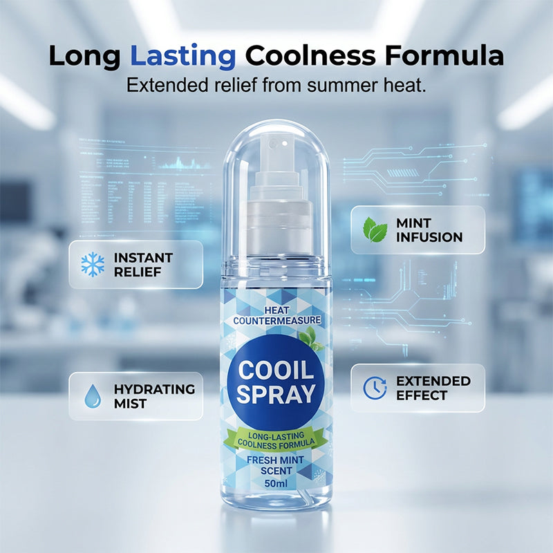 ⏰🔥Last Day 50% OFF! 🏠❄️Mint Refreshing Summer Heat Relief Spray