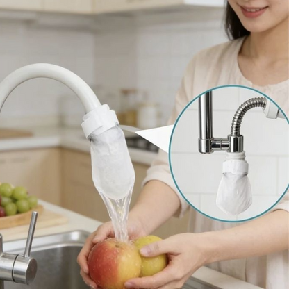 ⏰60% OFF! Anti‑Splash Faucet Cotton Filter | Remove Rust & Sediment