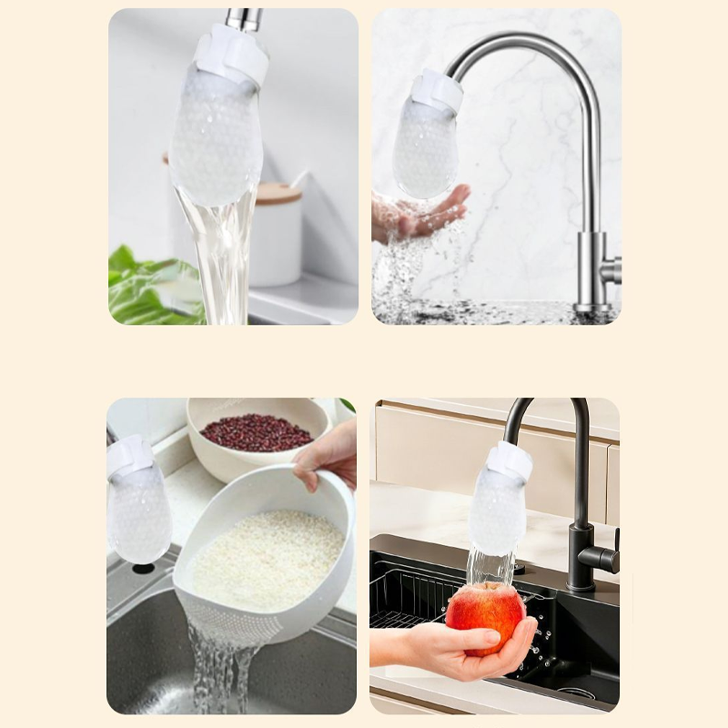 ⏰60% OFF! Anti‑Splash Faucet Cotton Filter | Remove Rust & Sediment