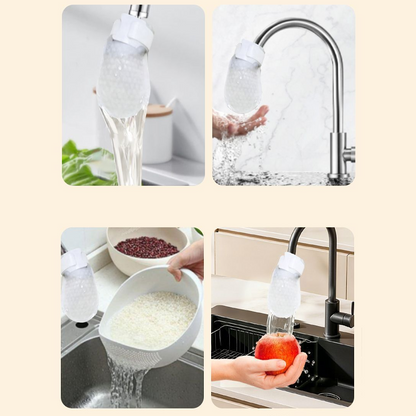 ⏰60% OFF! Anti‑Splash Faucet Cotton Filter | Remove Rust & Sediment