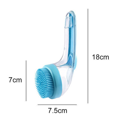 🐾 The Pet Bathing Hack Every Dog Owner Needs!🐶🐱Pet Bath Brush with Built-In Shampoo Dispenser🧼