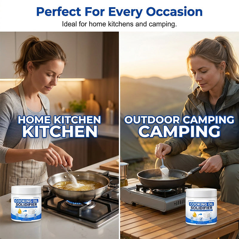 💥Last Day 50% OFF! 🫧Eco-Friendly Waste Cooking Oil Hardener