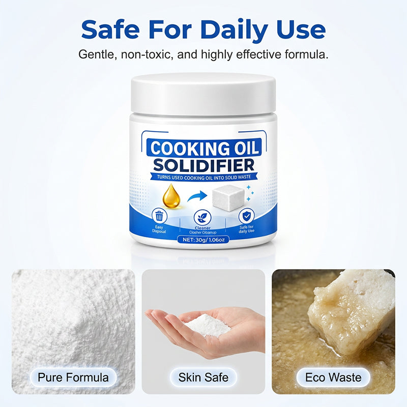💥Last Day 50% OFF! 🫧Eco-Friendly Waste Cooking Oil Hardener