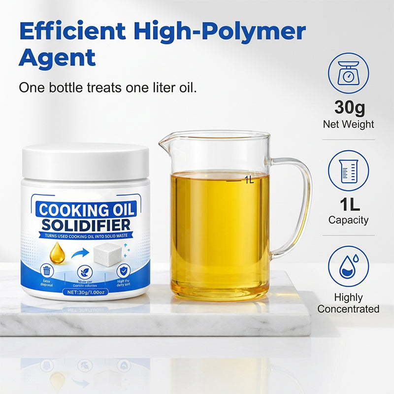 💥Last Day 50% OFF! 🫧Eco-Friendly Waste Cooking Oil Hardener