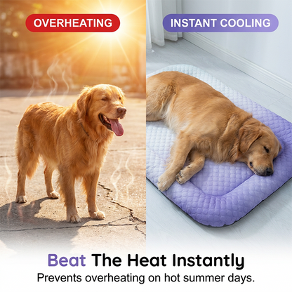 ⏰🔥Last Day 50% OFF! 🐶🐱❄️Self-Cooling Gel Mat for Dogs & Cats (Summer Heat Relief)