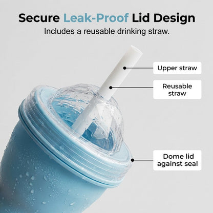 🥶 Keep Drinks Pure & Ice Cold! 2-in-1 Collapsible Ice Ball Cup (🔥Buy 2 Get 1 FREE Today)