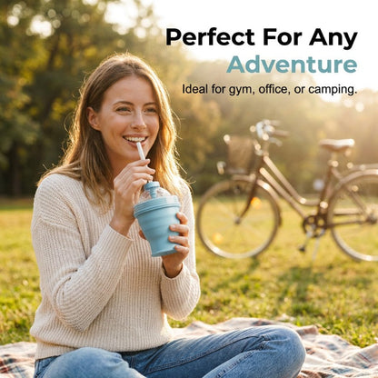 🥶 Keep Drinks Pure & Ice Cold! 2-in-1 Collapsible Ice Ball Cup (🔥Buy 2 Get 1 FREE Today)