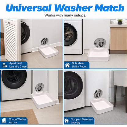 🚫1 Small Spill = A Costly Disaster! Universal Washer Drain & Filter Pan (🔥50% OFF Today Only)