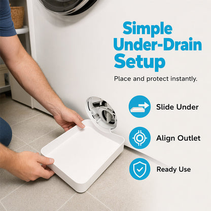 🚫1 Small Spill = A Costly Disaster! Universal Washer Drain & Filter Pan (🔥50% OFF Today Only)
