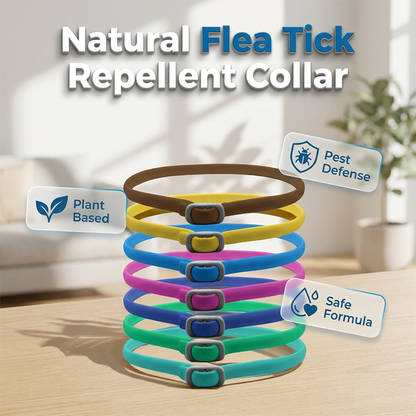 🚫 🦟Stop Fleas & Ticks!  Vet-Approved Pet Collar (⏰Summer Stock Up: Buy 2 Get 1 FREE）