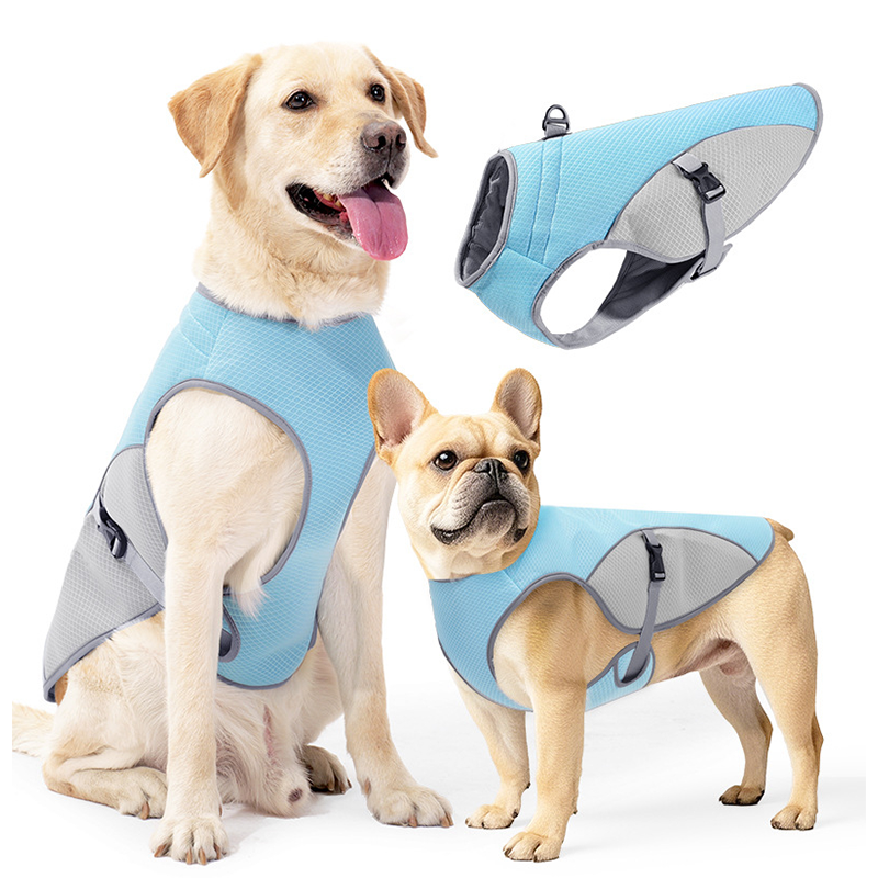 ☀️ Beat the Summer Heat! Instant Chill Dog Cooling Vest with Built-in Harness (⏰Save 50%)