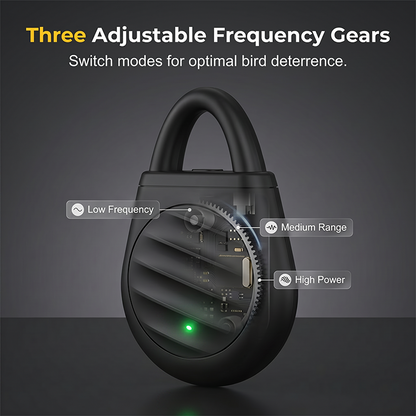 🐦 No More Trouble from Birds & Pests! 🍃✨ Pocket-Sized Ultrasonic Repeller Keychain!