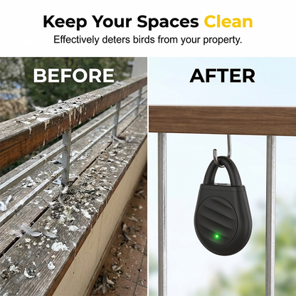 🐦 No More Trouble from Birds & Pests! 🍃✨ Pocket-Sized Ultrasonic Repeller Keychain!