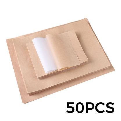 🍔 Grease-Free Food-Grade Greaseproof Paper Sheets 🍟 For Baking & Fried Food