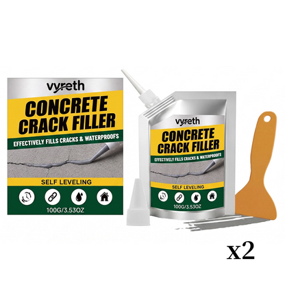 🧱 Fix Cracked Concrete & Stop Leaks Instantly! 💧Waterproof Concrete Crack Filler & Sealant