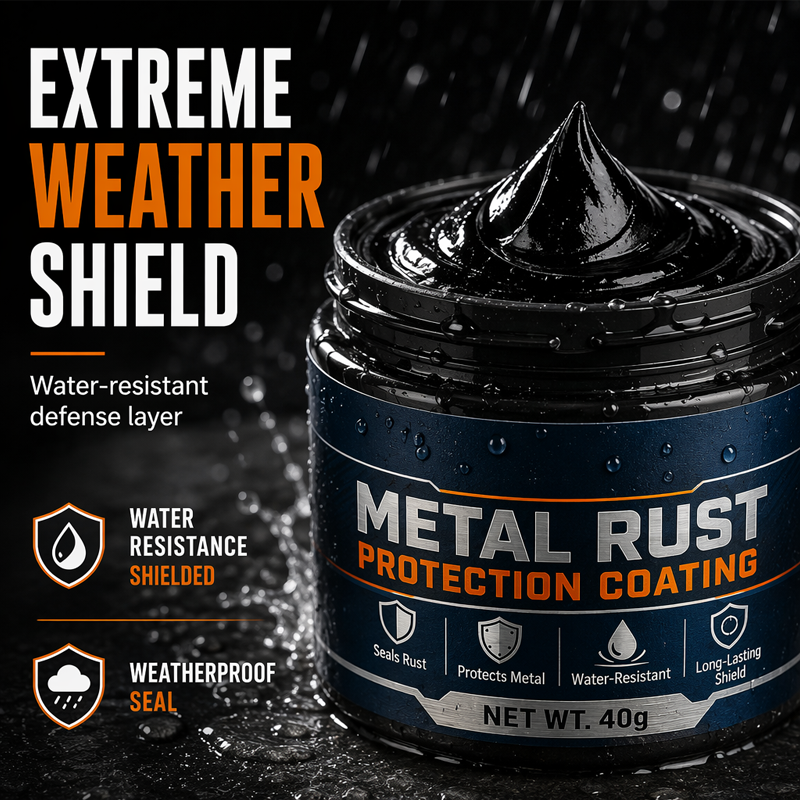 🥳2026 HOT SALE🥳🎉 50K+ SOLD! Metal Rust Protection Black Paste🏠 Make Old Rusty Metal Look Brand New Again!