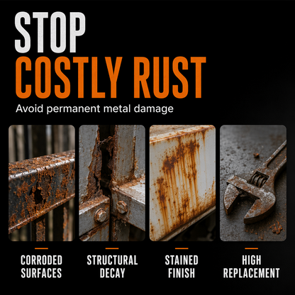 🥳2026 HOT SALE🥳🎉 50K+ SOLD! Metal Rust Protection Black Paste🏠 Make Old Rusty Metal Look Brand New Again!